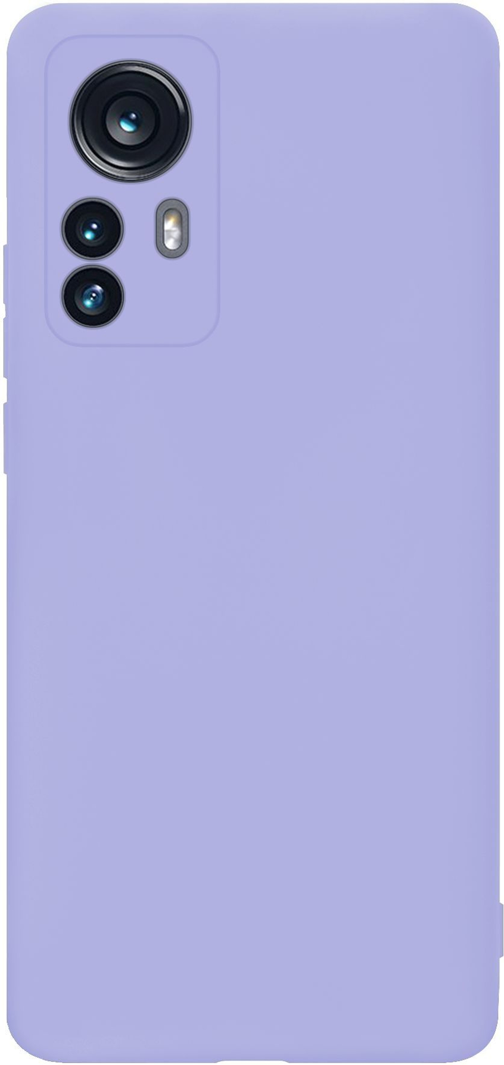 Мягкий Soft Touch чехол из силикона для XIAOMI 12 PRO (не 12,X,T,S,LITE!) с бархатной подкладкой