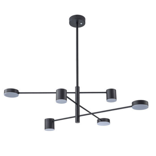 Светодиодная люстра на штанге Arte Lamp STANLEY A2476PL-40BK