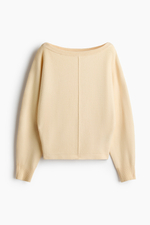 Свитер из смеси вискозы с вырезом «лодочка» - H&M