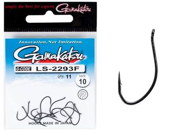 Крючки Gamakatsu LS-2293F NEW LABEL EYED HOOKS BLACK разм. 10 11шт.