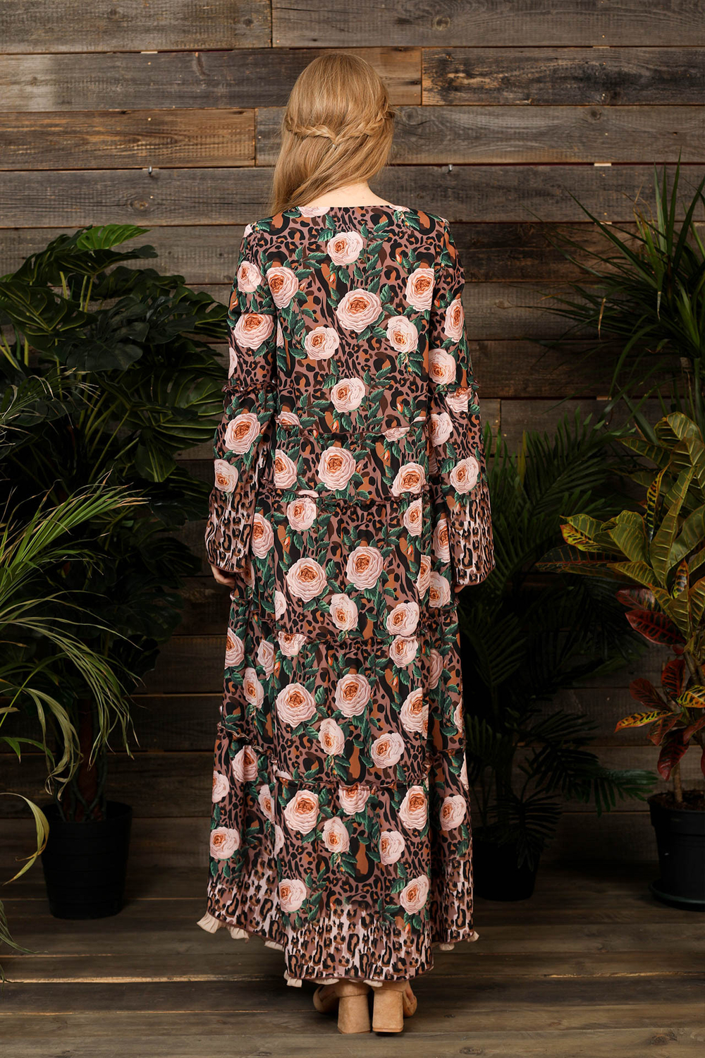 Dress "Hillary-2. Roses"
