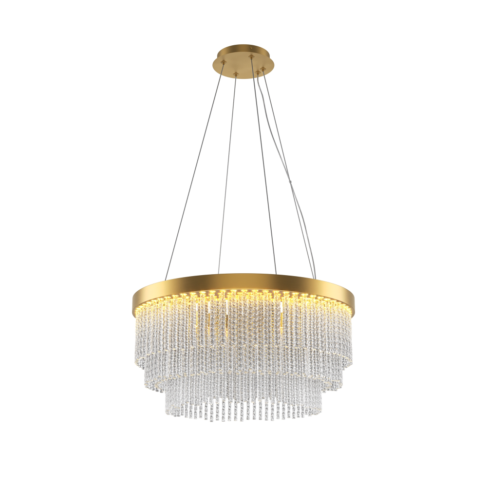 Подвесная светодиодная люстра Maytoni Trove MOD486PL-L38BSK