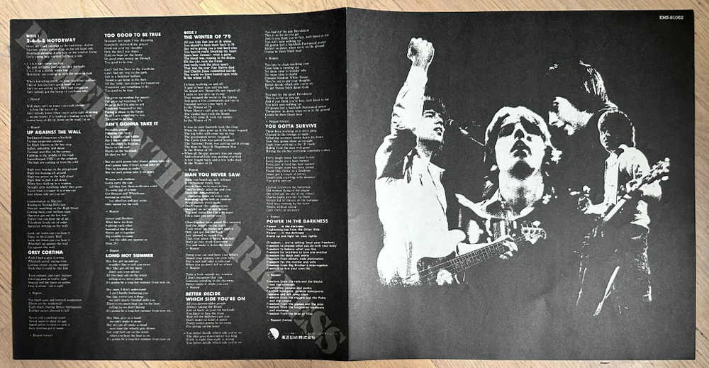 Tom Robinson Band - Power In The Darkness (Япония 1978г.)