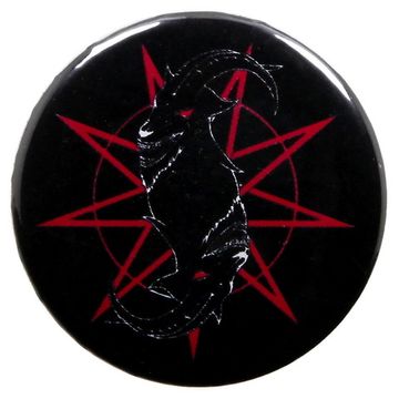 Значок Slipknot козел на звезде (441)
