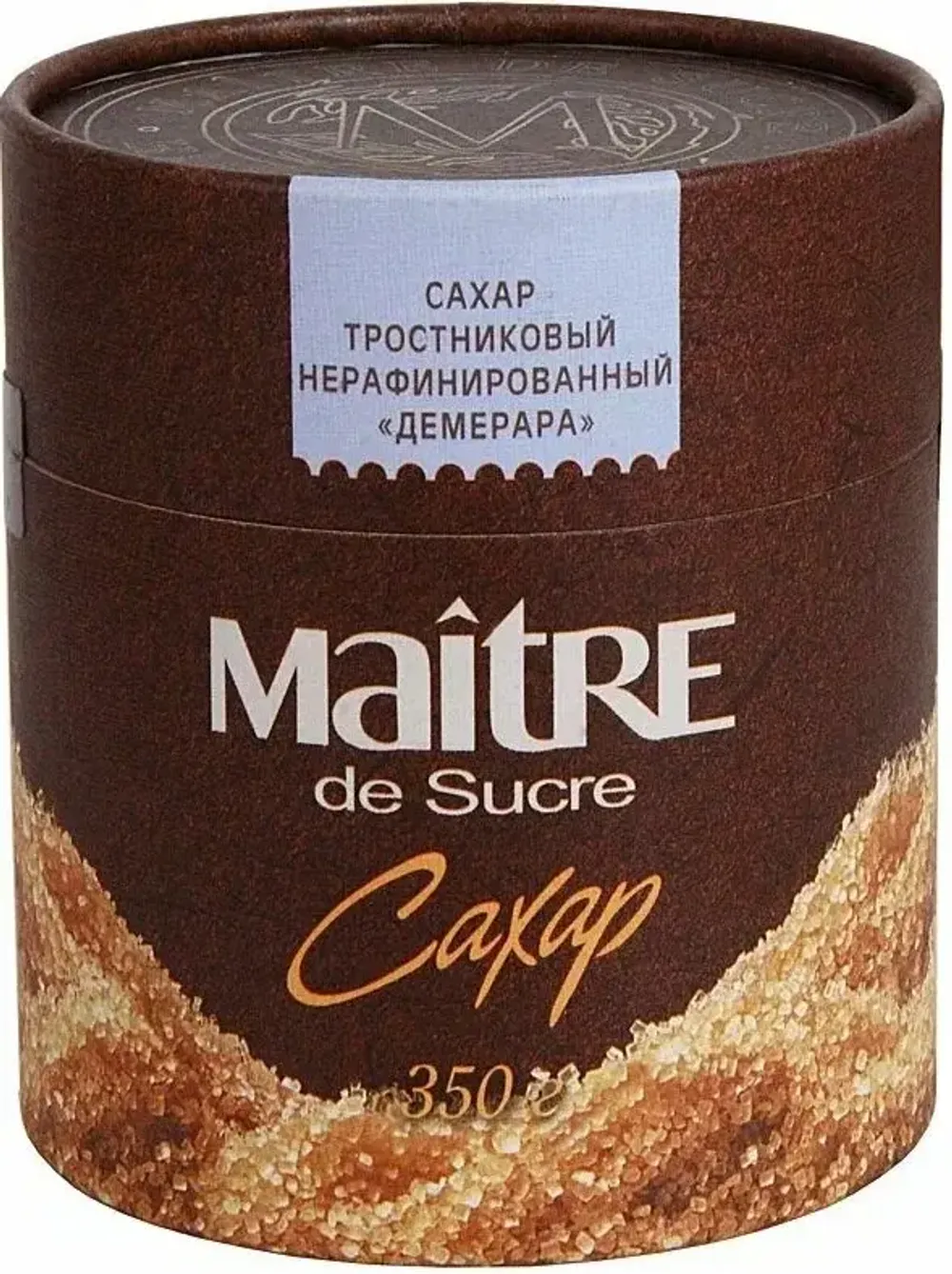Тростниковый сахар Maitre Демерара нерафинированный, 350г