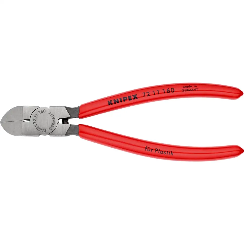 Кусачки боковые для пластмассы 160 мм Knipex 72 11 160