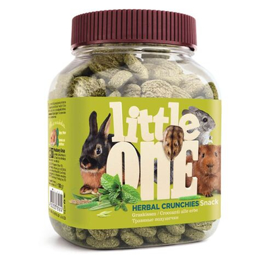Little One Травяные подушечки Snack для грызунов банка 100 г
