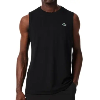 Мужская теннисная футболка Lacoste Ultra Dry Sport - black