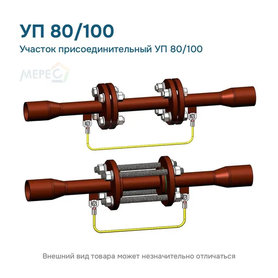 Участок присоединительный УП 80/100