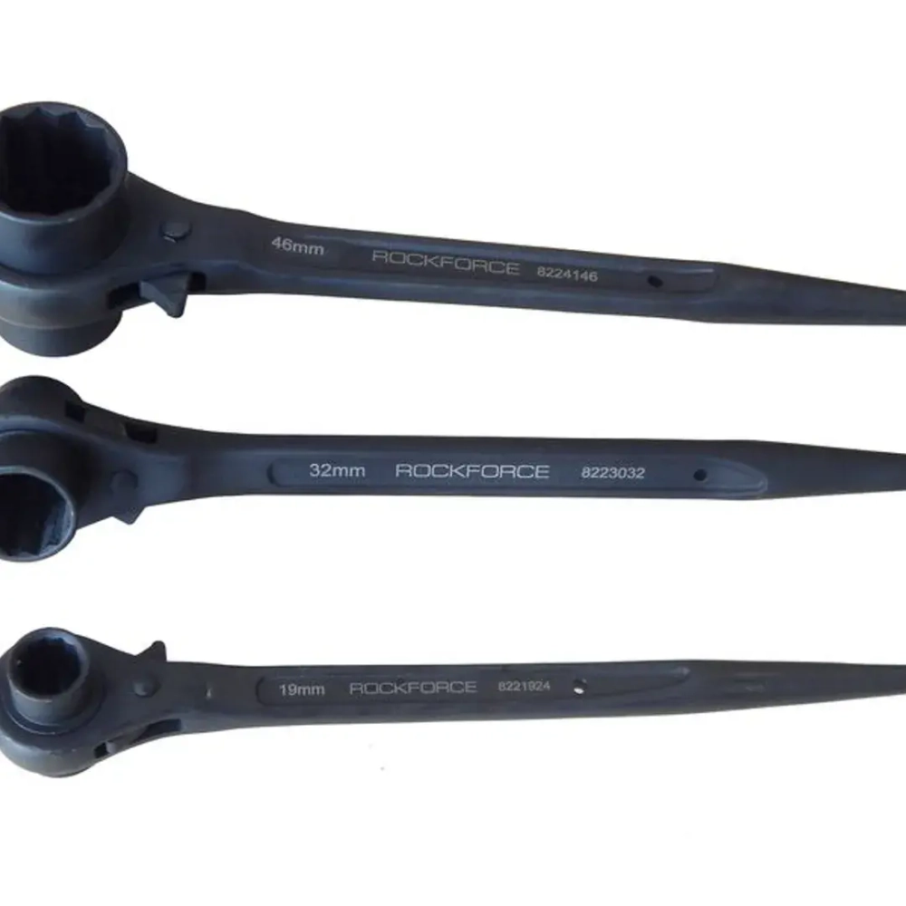 Ключ трещоточный ступичный усиленный 17х19 RockForce##Rock FORCE RF-8221719