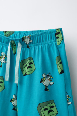 ZARA ПИЖАМА MINECRAFT © MOJANG AB, СИНИЙ