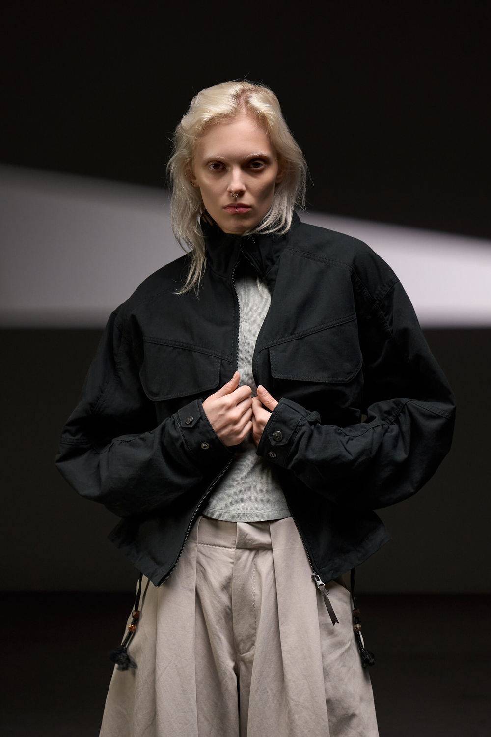 Куртка Blue Monte Stand Collar Work Jacket "Black"