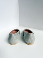 Серебристые туфли-балетки Pretty Ballerinas, 34