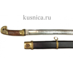 Шашка казачья образца 1881г. клинок дамасская сталь арт.Р1Д
