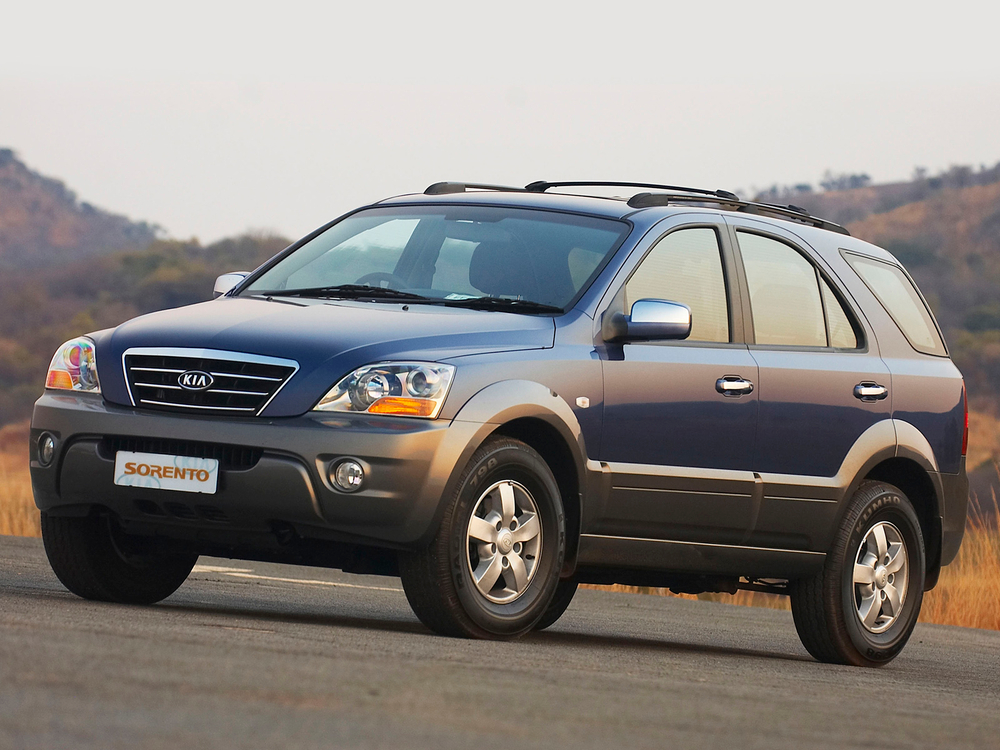 Порог правый Kia Sorento BL 2002-2011 (Polcar)