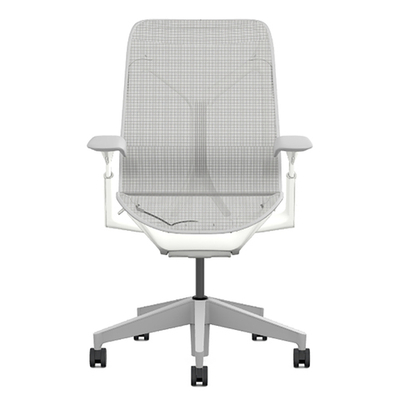 Кресло Herman Miller Cosm, средняя спинка, цвет Mineral, регулируемые подлокотники