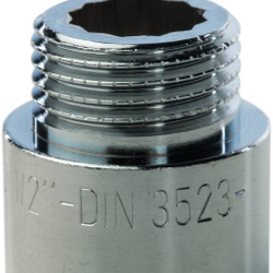 Удлинитель ВР/НР хромированный 1/2"X20