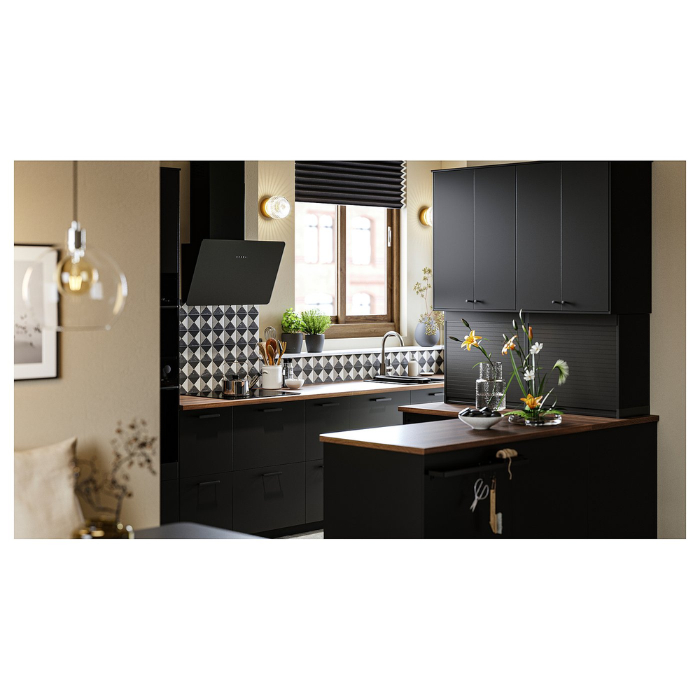 IKEA NYDALA  (ИКЕА НИДАЛА)  -  Ручка-кнопка - чёрная 16 мм