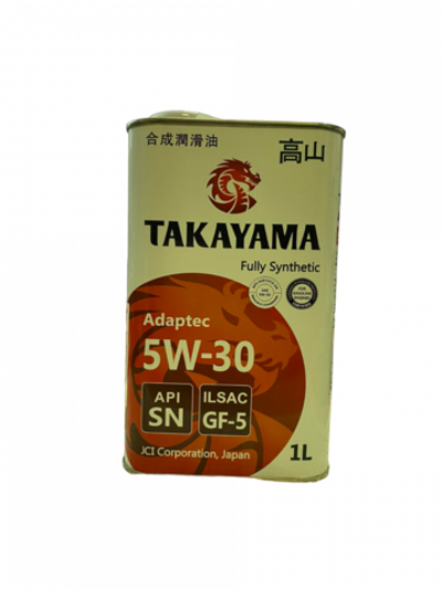 Масло моторное Takayama Adaptec 5W-30 GF-5 SN синтетика 1л 605584