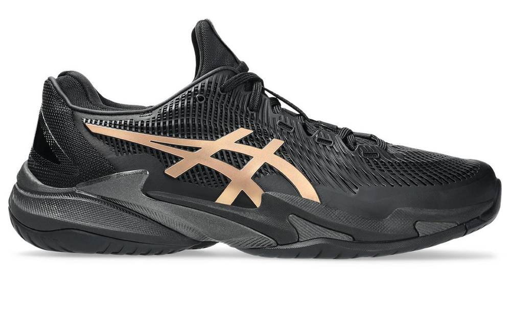Мужские кроссовки теннисные Asics Court FF 3 Novak Night Energy - black/prism gold