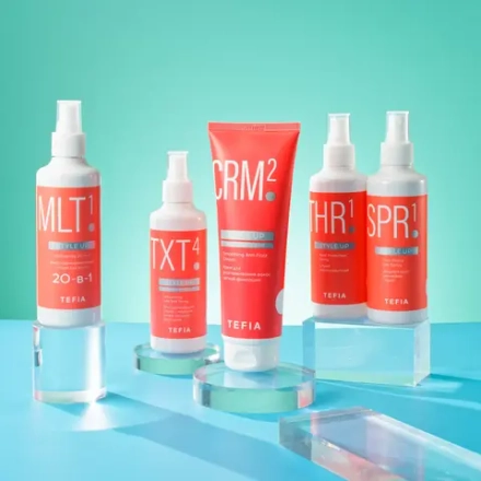 Крем для разглаживания волос легкой фиксации Tefia MY Style.Up Smoothing Anti-Frizz Cream Elastic Hold, 250 мл