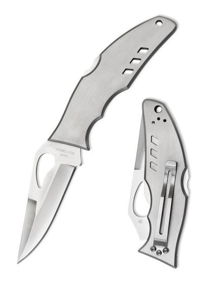 Цена наСкладной нож Spyderco Flight, сталь 8Cr13MoV, рукоять нержавеющая сталь