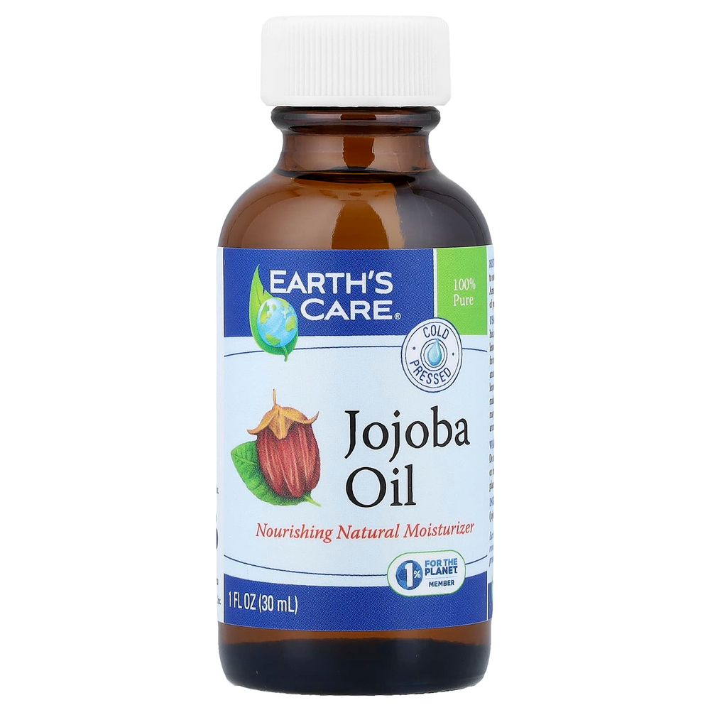 Earth's Care, 100% чистое масло жожоба, холодный отжим, 30 мл (1 жидк. унция)