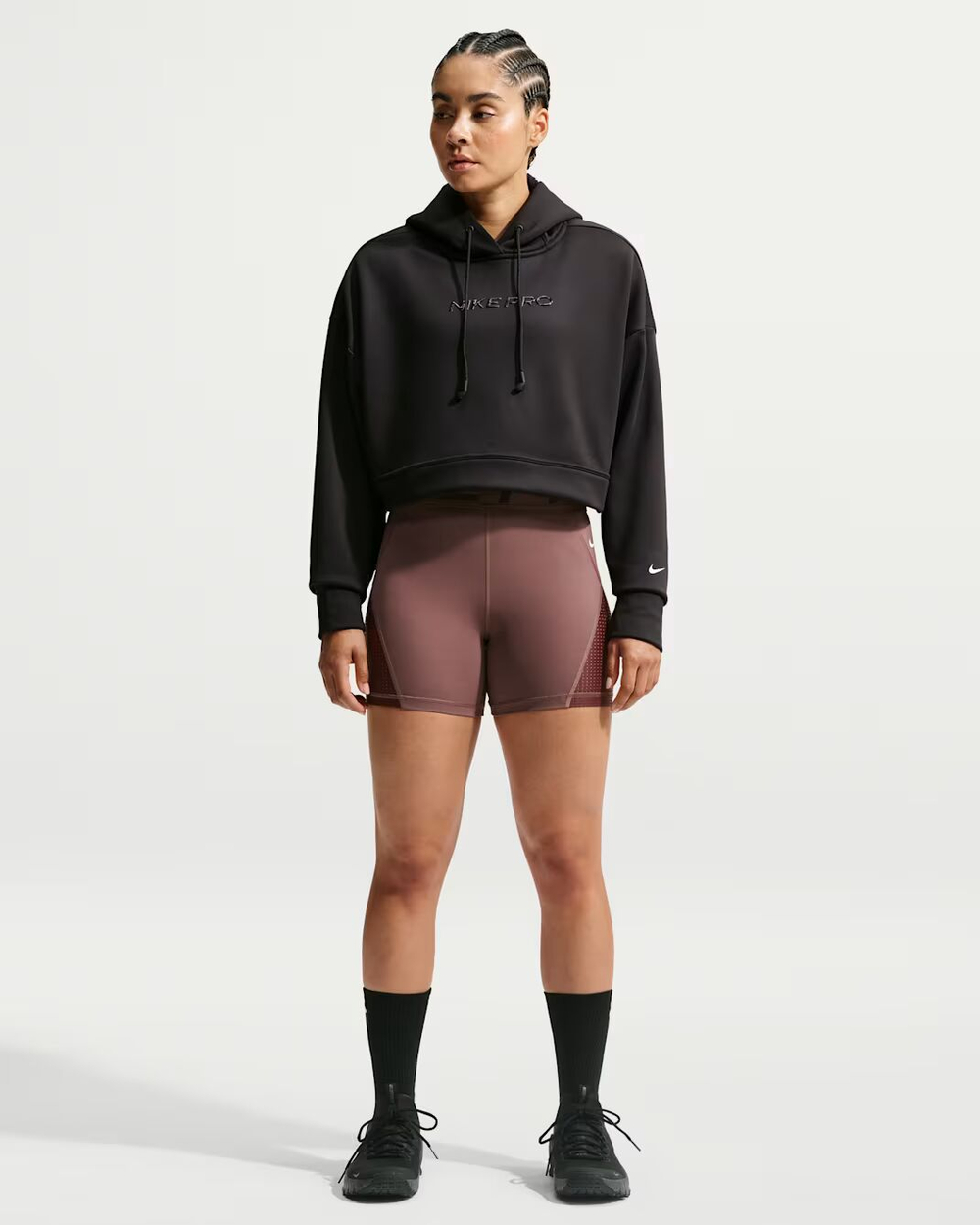 Nike Pro Sculpt Женские велосипедные шорты Dri-FIT с высокой талией (13 см) - NIKE