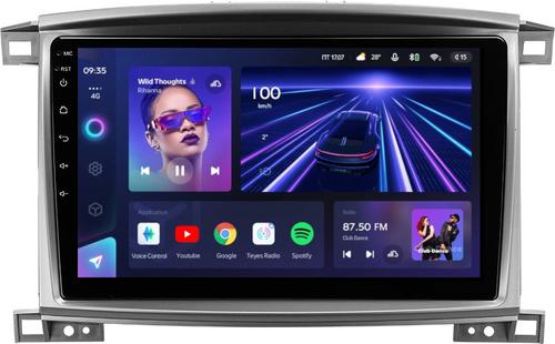Магнитола для Toyota Land Cruiser 100, Lexus LX470 2002-2007 (климат на цветном экране) - Teyes CC3L на Android 10, CarPlay, 4G SIM-слот