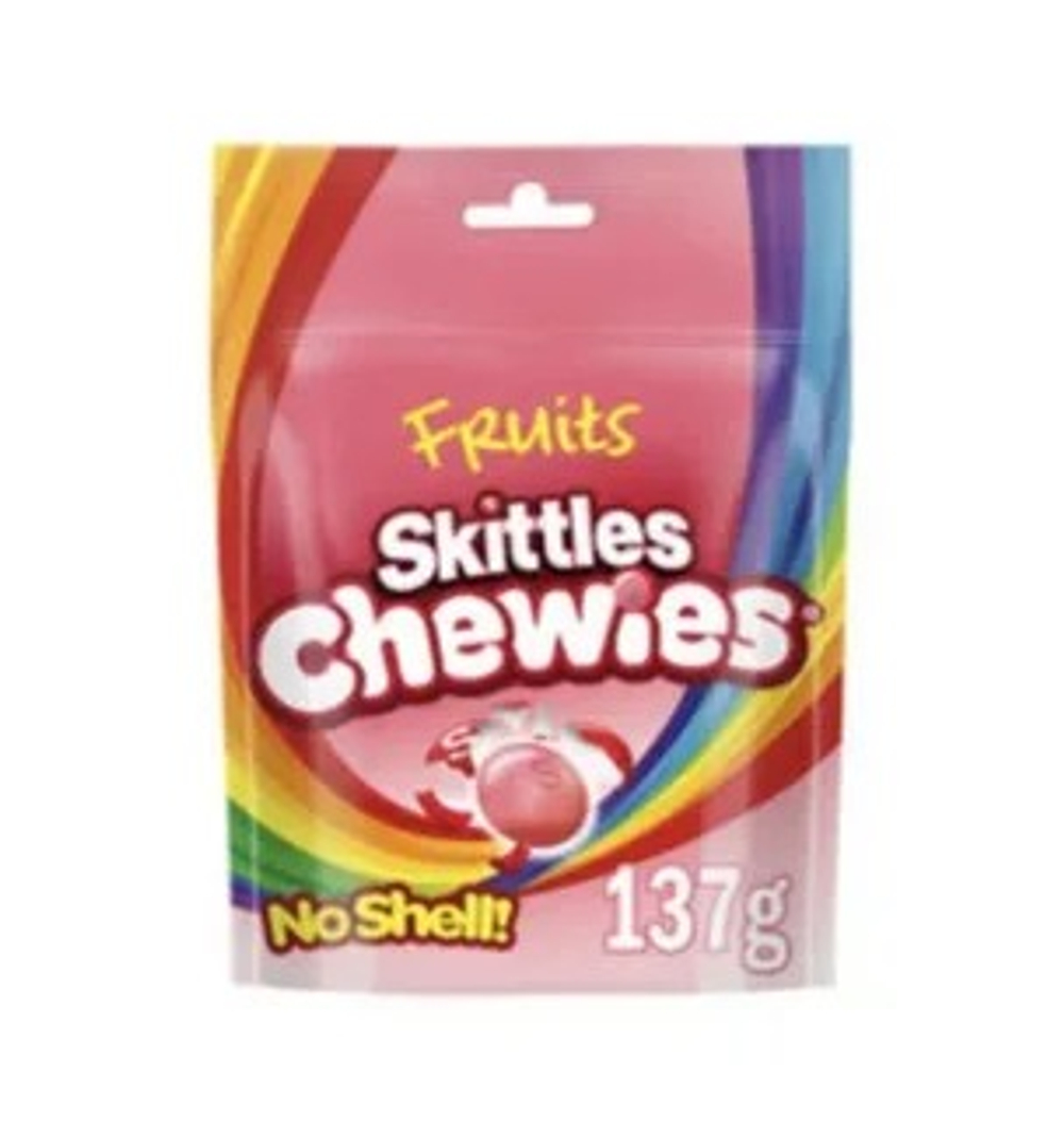 Скитлс Драже Chewies Fruits 137гр (16шт)