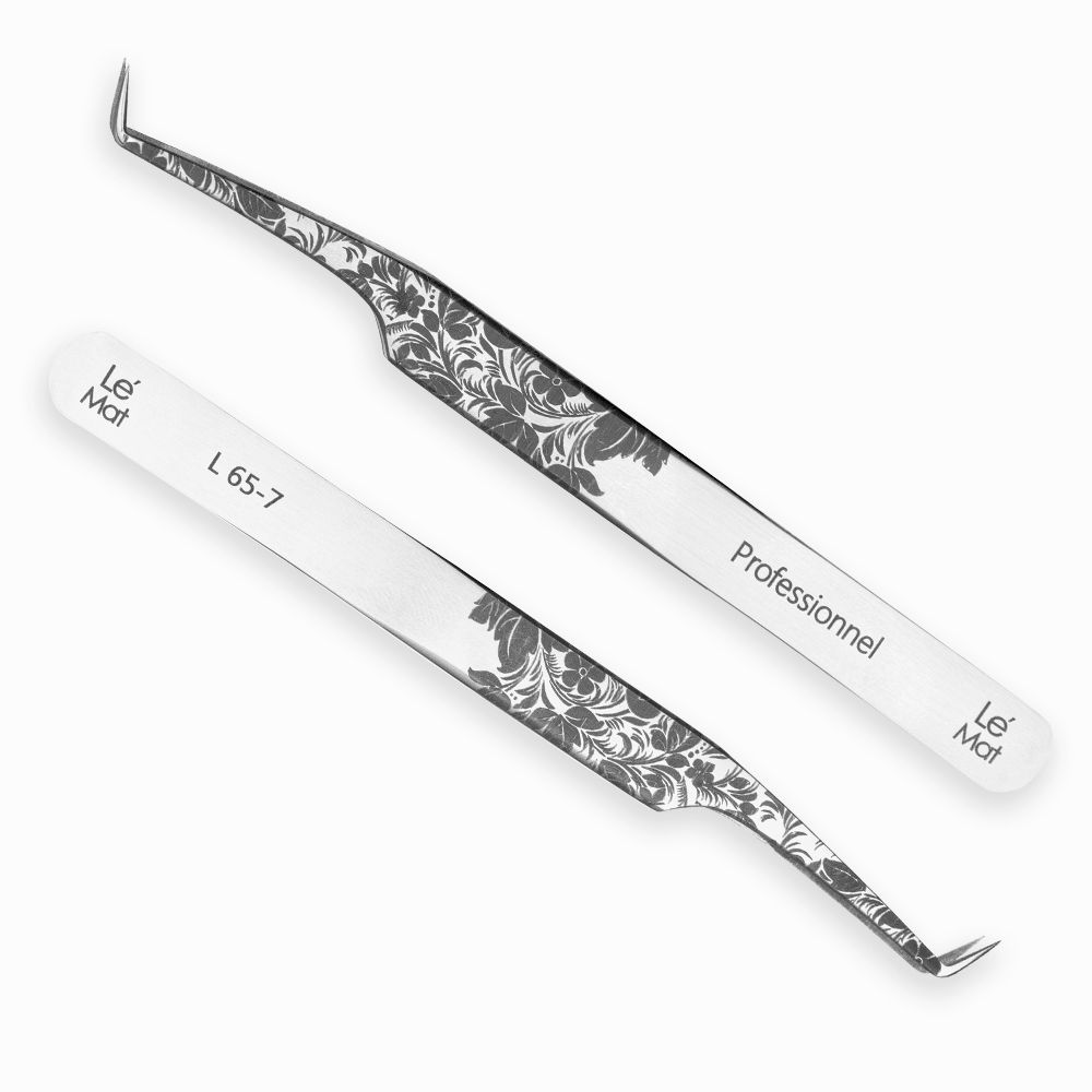 Пинцет с лазерной заточкой L 65-7 Professional LeMat
