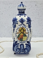 Графин штоф Иконы Гжель