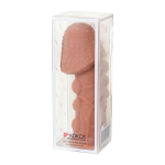 Насадка на фаллос с пузыриками, венками и ребристостью 14,7см Kokos Extreme Sleeve 009 M Size