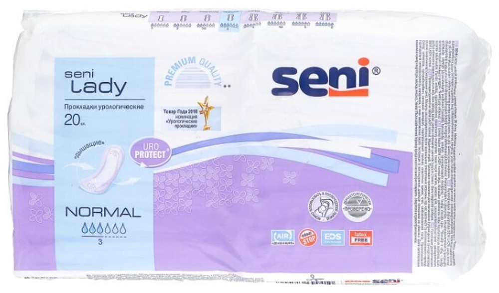 Прокладки урологические SENI LADY NORMAL 20 шт