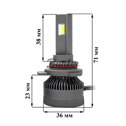 Светодиодные автомобильные LED лампы TaKiMi Progressive V2  HIR2 (9012) 6000K 12/24V