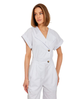 Комбинезон медицинский женский Dr. Nice DRN275 Beauty, серо-голубой, 42-44
