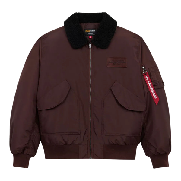 Куртка Alpha Industries CWU 45/P Relaxed Fit Flight Jacket Oxford SC Cocoa (Коричневый)