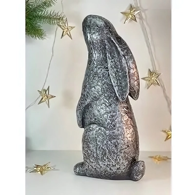 Статуэтка Зая, 40см (тауп, гипс)