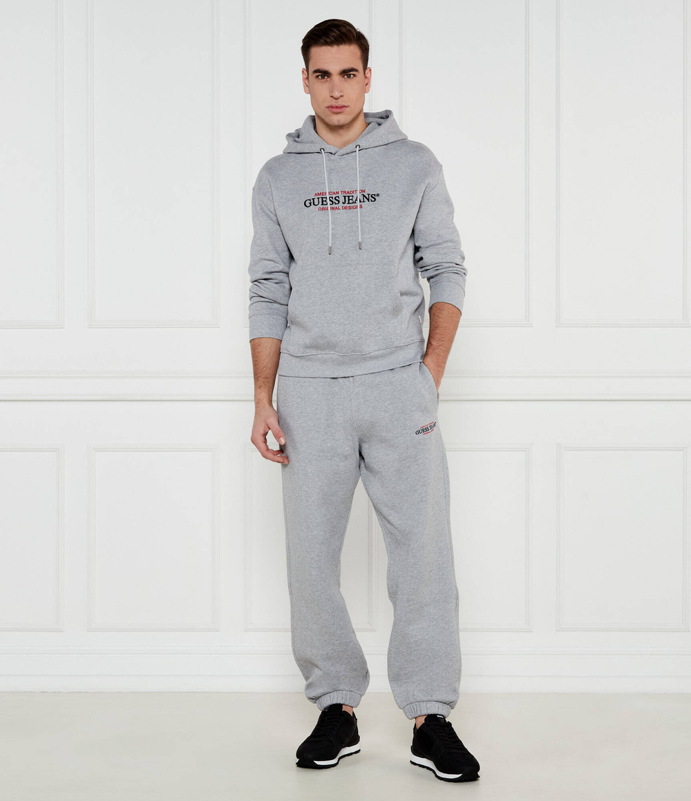 Утепленные спортивные штаны AMERICAN Guess Jeans - серый(M4YB18 K9V31)