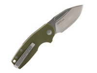 Нож складной SOG Stout SJ OD Green Stonewash сталь Cryo D2 рукоять G10 (SOG-16-03-01-57)