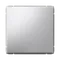 Выключатель кнопочный одноклавишный Systeme Electric ArtGallery Алюминий GAL000315