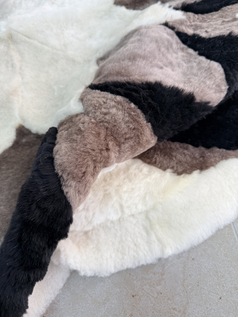 Ковер шкура натуральная овчина меховой