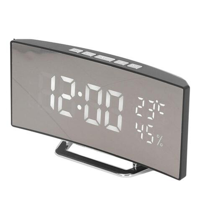 Часы зеркальные LED MIRROR NA-7816 белое свечение