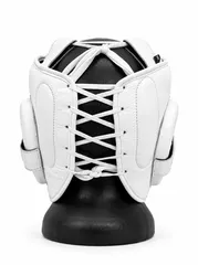 Шлем боксерский с бамперной защитой Tomorrow Star Aviator Bump белый