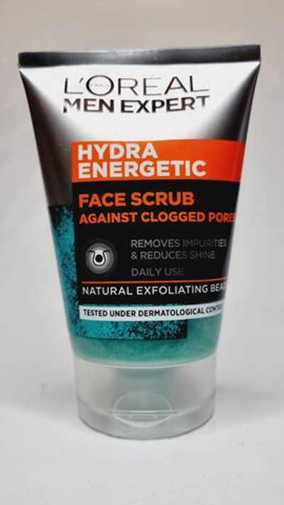 Скраб для лица мужской L'ORAL MEN EXPERT HYDRA ENERGETIC , 100 мл (Франция)