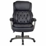Кресло BRABIX PREMIUM "Regal EX-557", НАГРУЗКА до 150 кг, пружинный блок, экокожа, черный, 532945