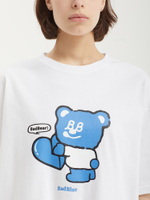Женская Футболка Badbear Hug White