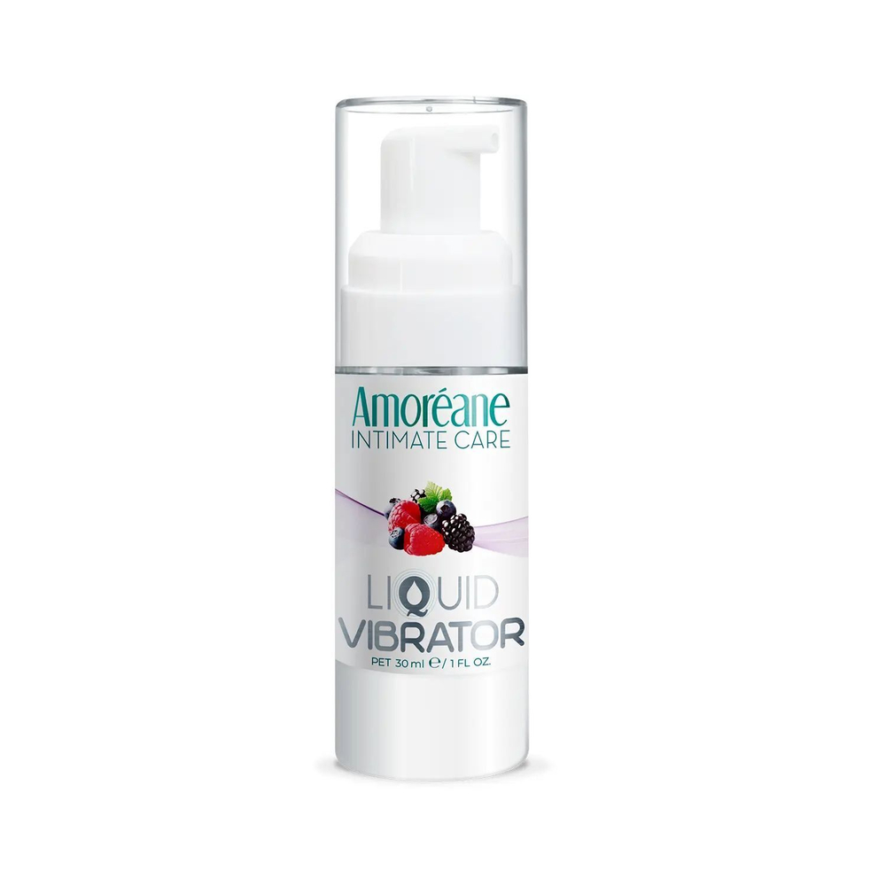 Жидкий вибратор со вкусом лесных ягод Amoreane Berries - 30 мл.
