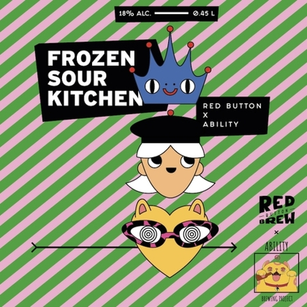 Пиво Рэд Баттон Фрозен Саур Китчен Фейхоа, Строуберри / Red Button Frozen Sour Kitchen Feijoa, Strawberry 10л - кег
