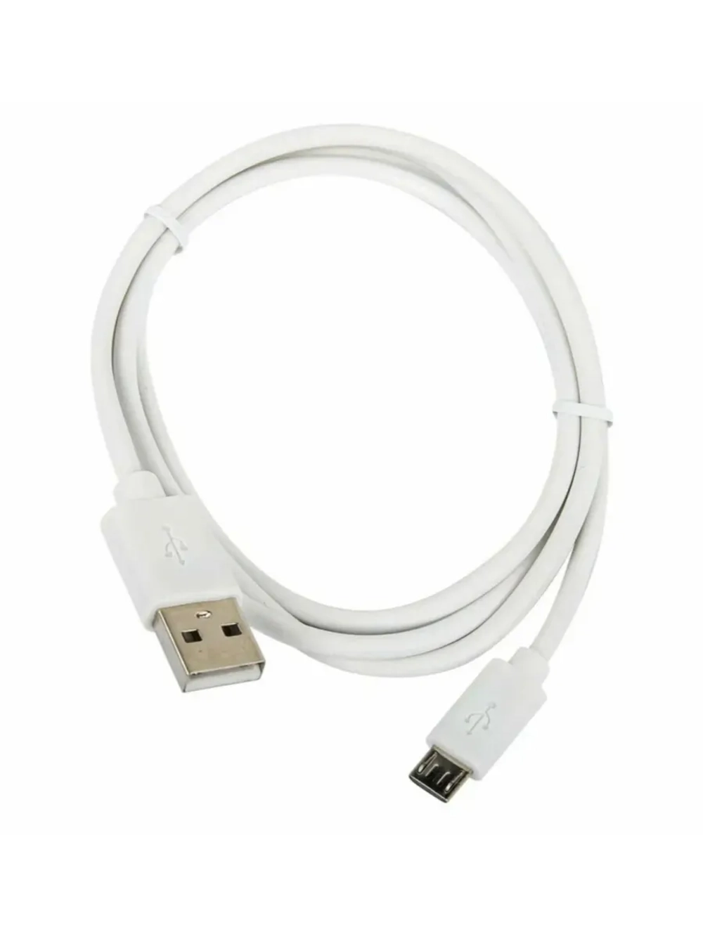 Кабель micro USB белый 1м